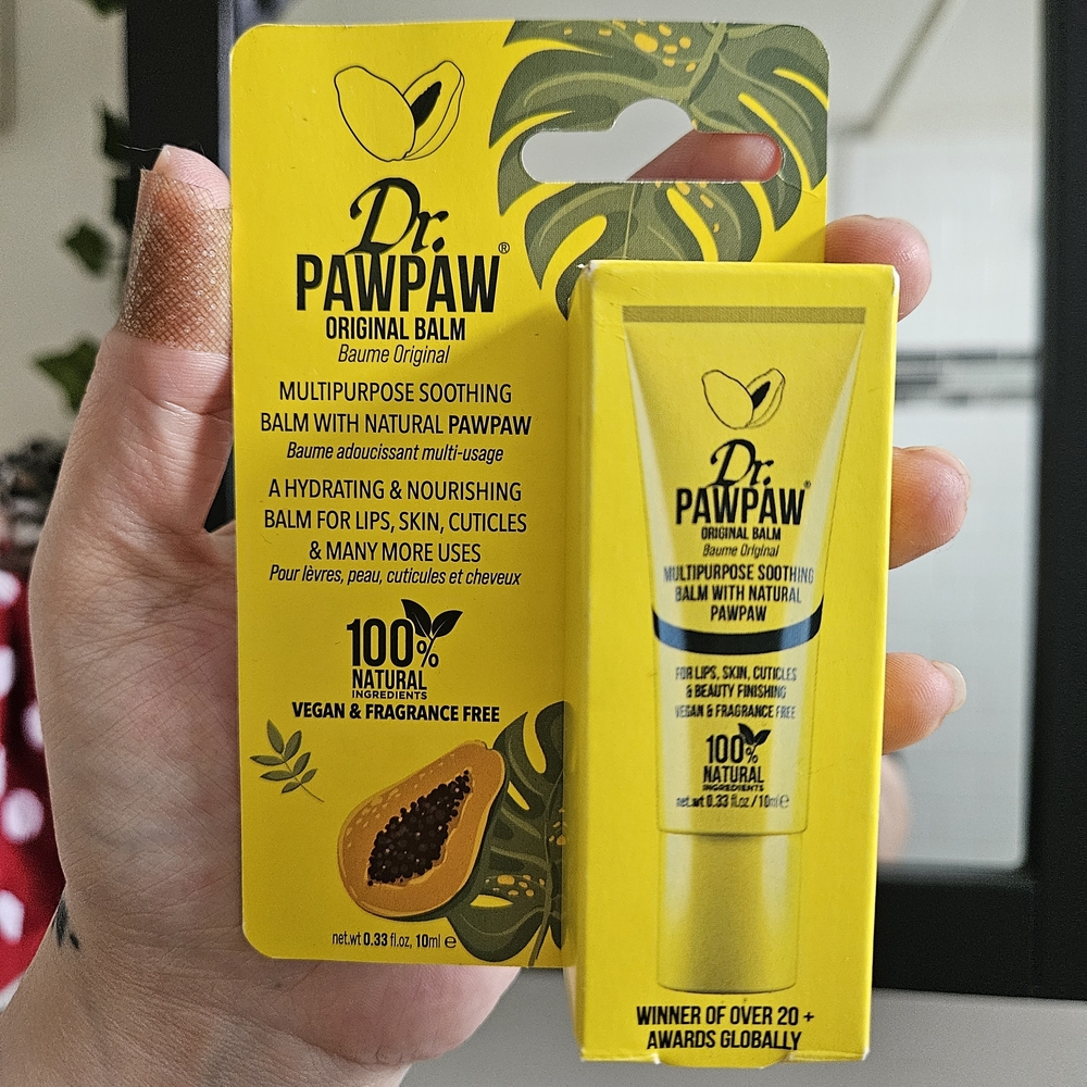 🌟 4/10$ Dr. Paw Paw Original Balm - Neutral/Peach Multipurpose Lip Balm